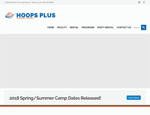 Tablet Screenshot of hoopsplus.net